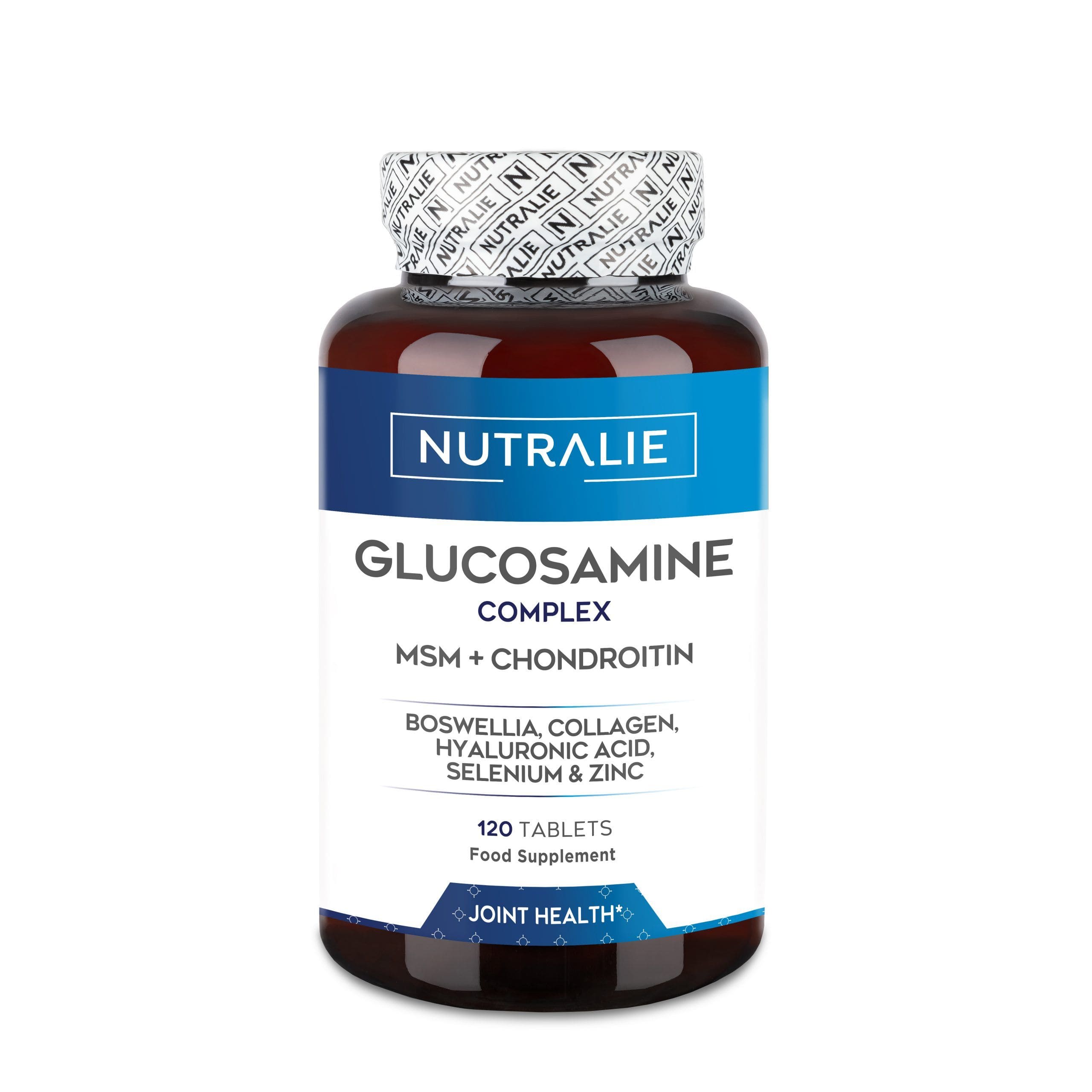 Prelude Een trouwe Gehoorzaamheid Glucosamine Complex | 120 tabletten | Met Chondroïtine en MSM | Nutralie